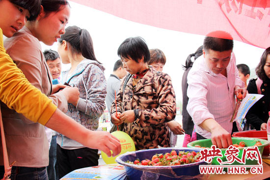 河南電臺農(nóng)村廣播在綠博園舉辦第二屆雙色美食匯