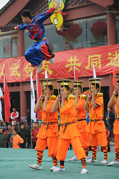 精彩的武術(shù)表演