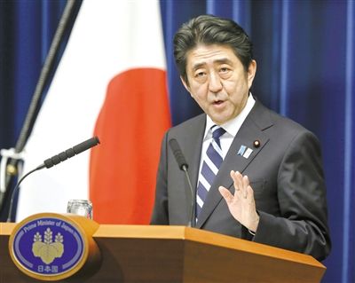  日本首相安倍晉三。