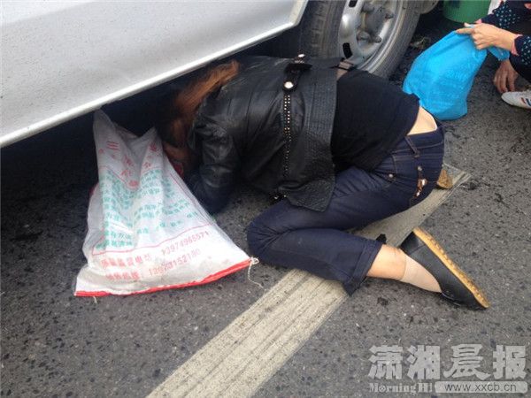 兩車刮擦致螃蟹鱷魚滿地爬 被路人搶光