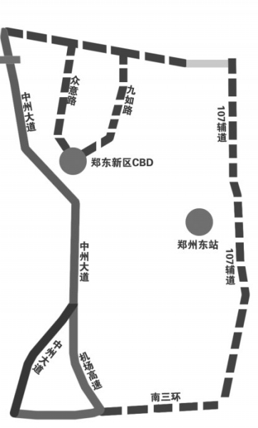 北三環(huán)東延路線