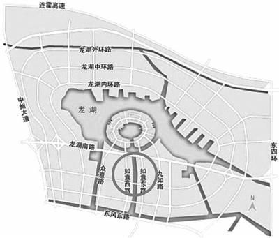 鄭州龍湖區(qū)域6塊商業(yè)用地拍賣遇冷，全部以起始價成交最貴的一塊不過888.09萬/畝，僅為8月龍湖“地