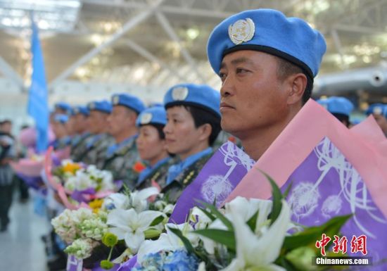 資料圖：維和部隊官兵。