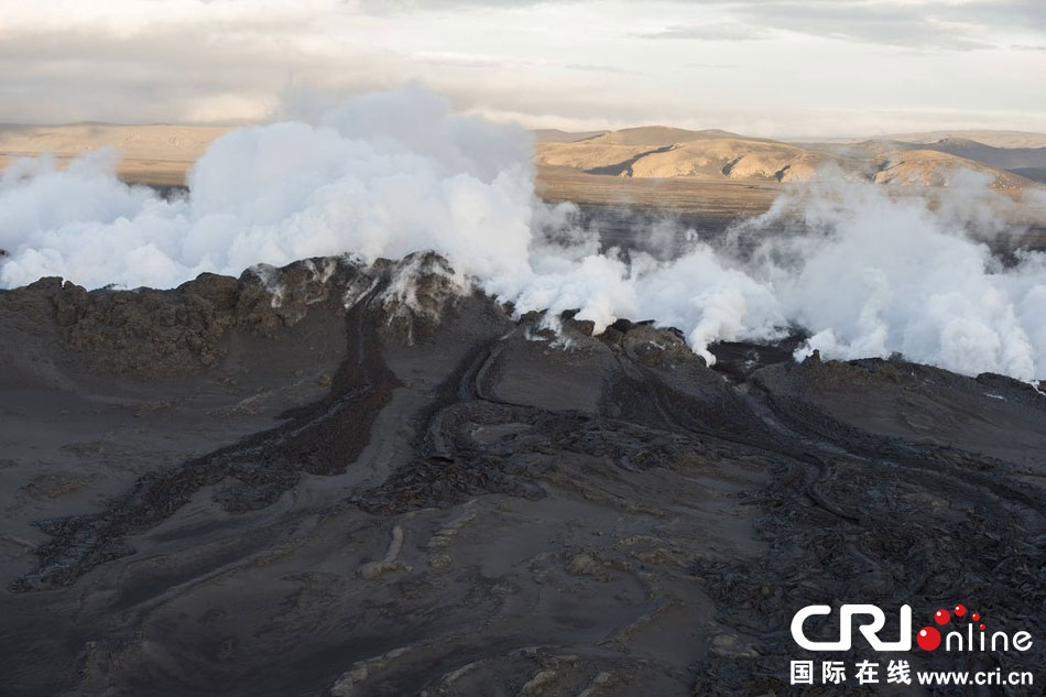 冰島火山噴發(fā)進(jìn)入紅色預(yù)警