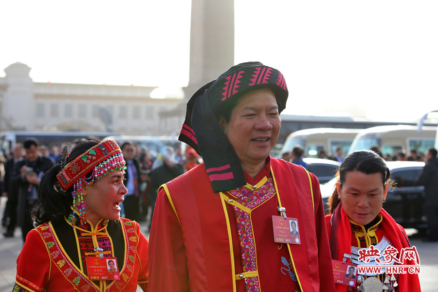 海南代表團(tuán)代表的帽子