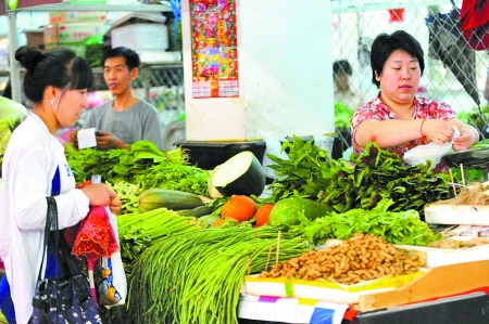 臺風(fēng)加伏天催漲鄭州菜價